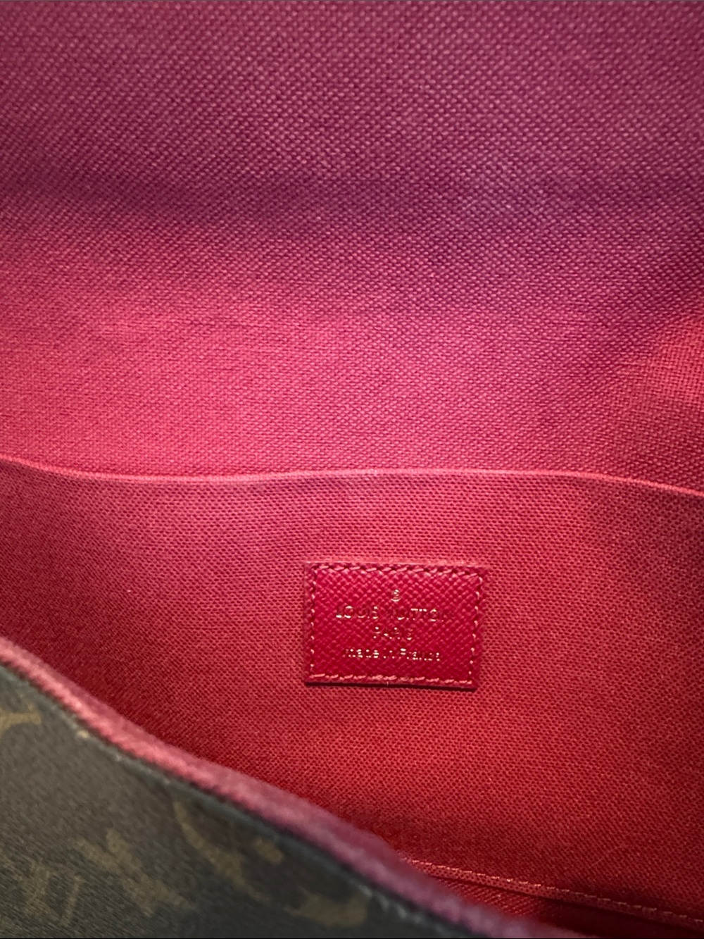 AUTHENTIC Louis Vuitton Monogram Crossbody Bag in Brown with Gold Chain - COA - Picture 12 of 17